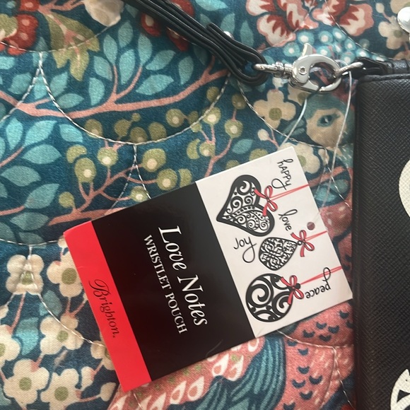 NWT-Brighton Love Ornaments wristlet bag - Picture 2 of 5